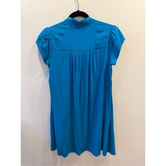 Rare DVF Archive Find: Vibrant Cerulean Blue Silk Tunic Dress - Size 8 - Picture 5 of 11